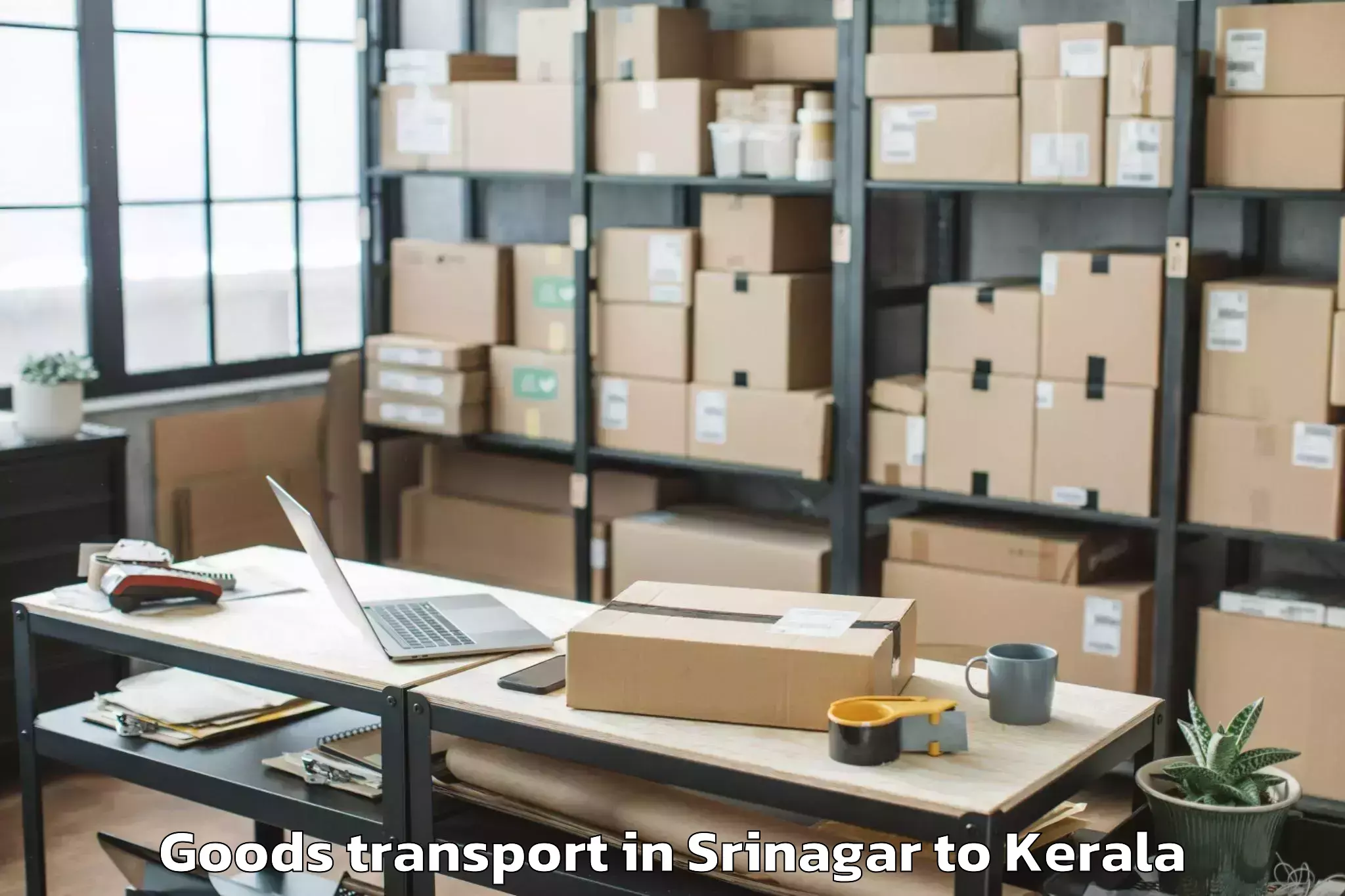 Srinagar to Pappinisseri Goods Transport